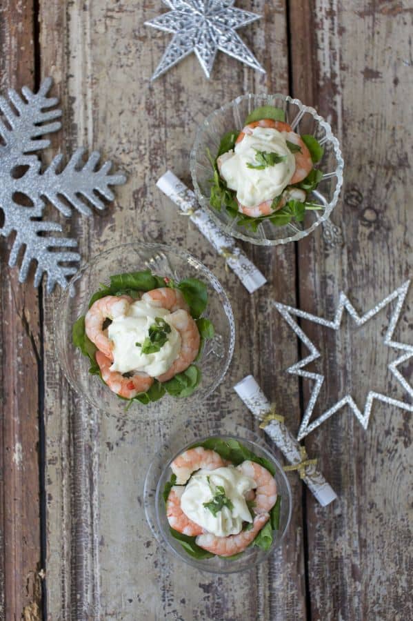Make Ahead Christmas Starter: Prawn Cocktails with Lime and Chilli