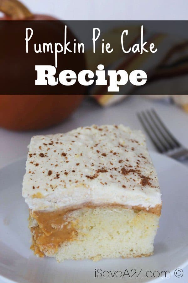 Make Ahead Pumpkin Pie Cake