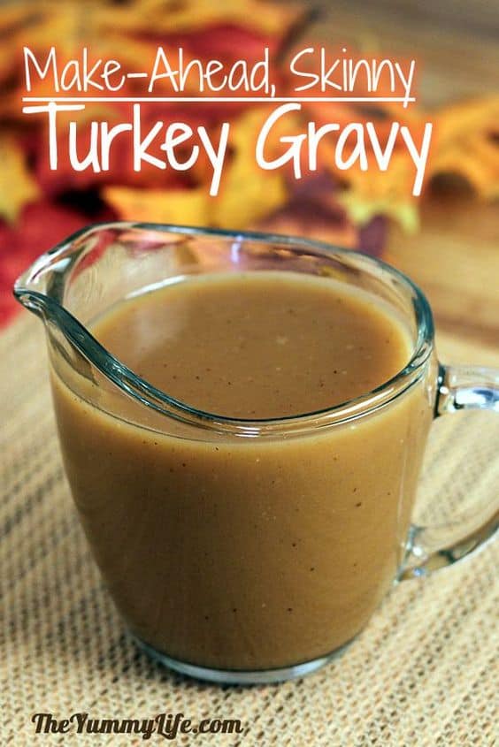 Make Ahead Turkey Gravy Low Calorie