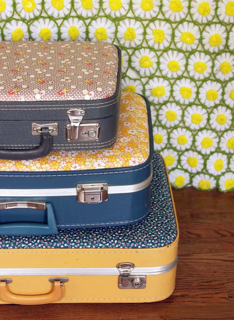 Make Your Own Floral Suitcase