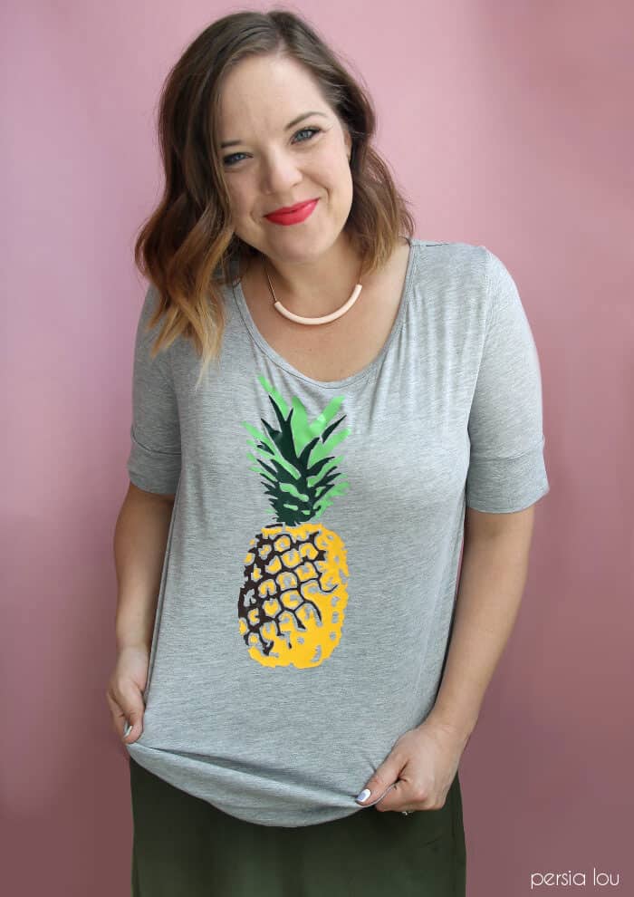 Make Your Own Pineapple Tshirt