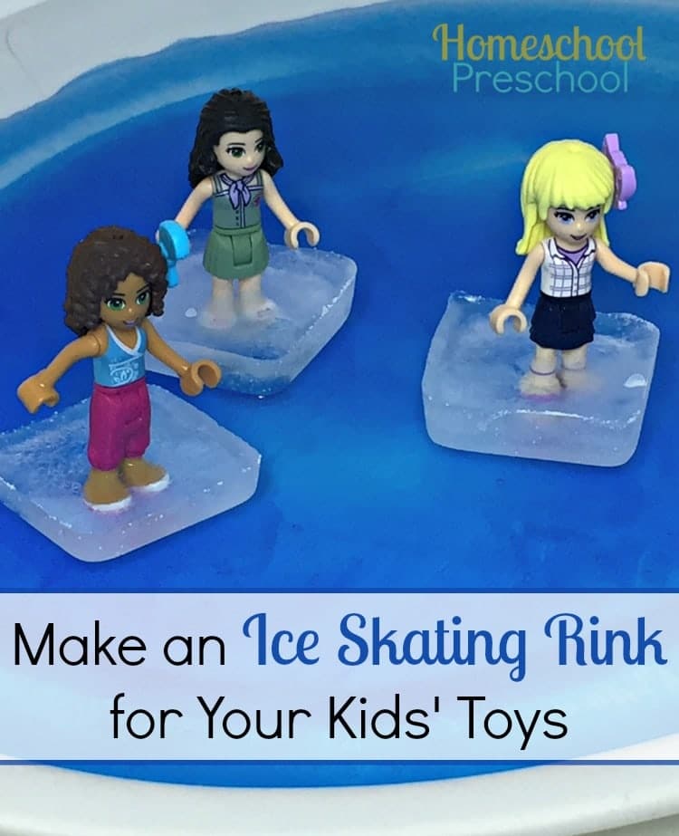 Make an Ice Skating Rink with LEGO