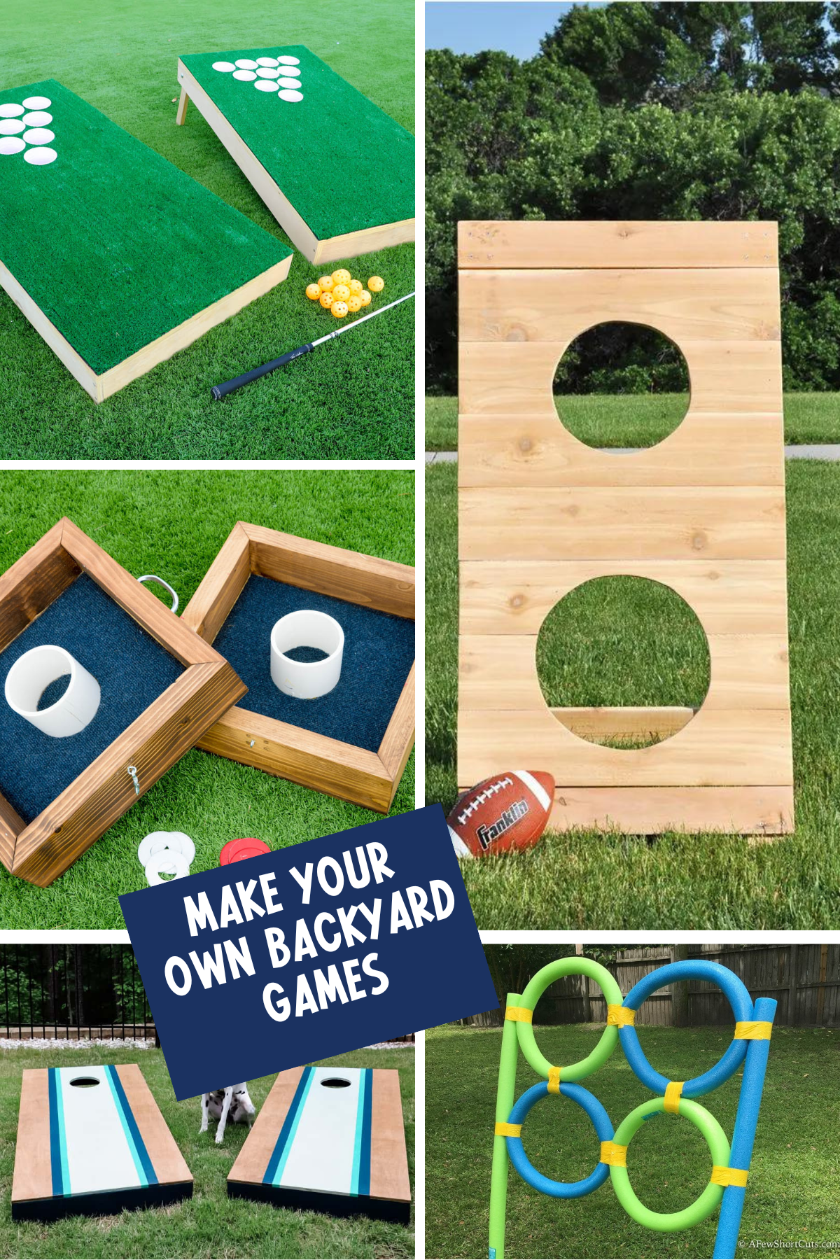 Get creative with these DIY wooden outdoor games! From ladder golf to a DIY Plinko board, these projects are fun to build and play. Perfect for parties, weddings, or a weekend of family fun! 🪵🎈 #WoodenYardGames #DIYOutdoorGames #LawnGamesDIY