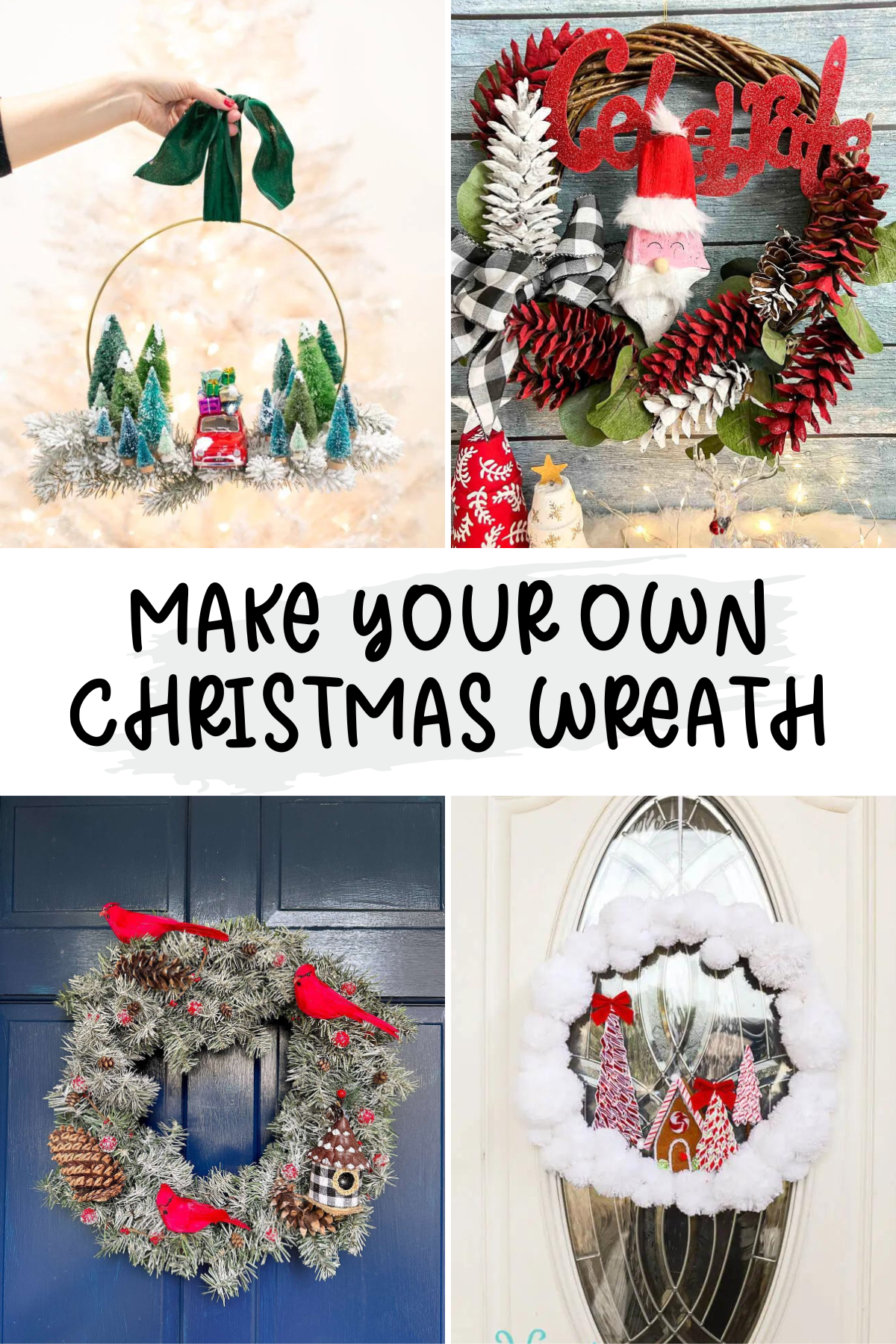 Looking for holiday craft inspiration? Check out these 10 gorgeous DIY Christmas wreaths that are easy to make and full of festive cheer!