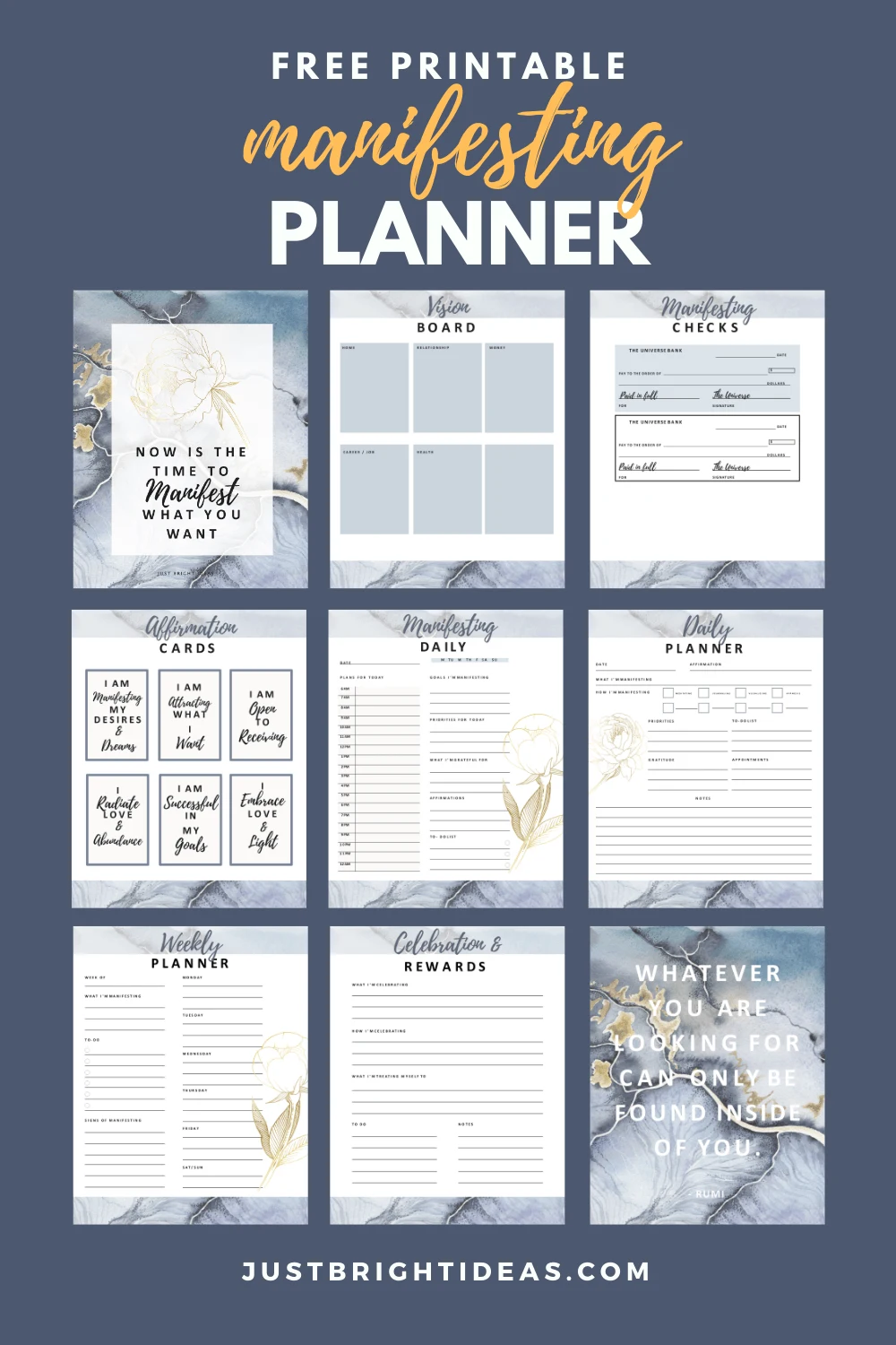 printable manifestation journal pdf