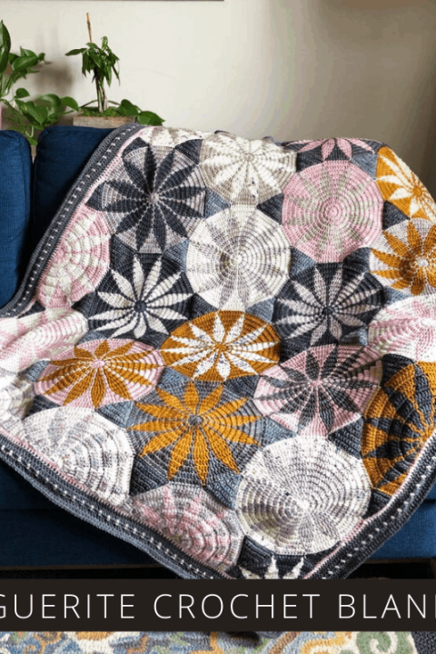 This gorgeous blanket will make a wonderful handmade gift and the crochet pattern is easy to follow