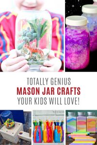 So many creative mason jar crafts for children