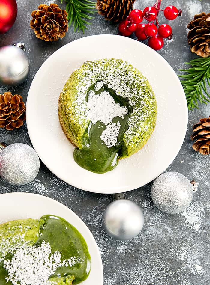 Matcha Green Tea Molton Lava Cakes