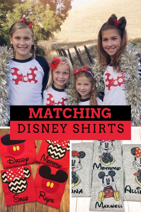 Matching Disney Shirts for Your Family Vacation