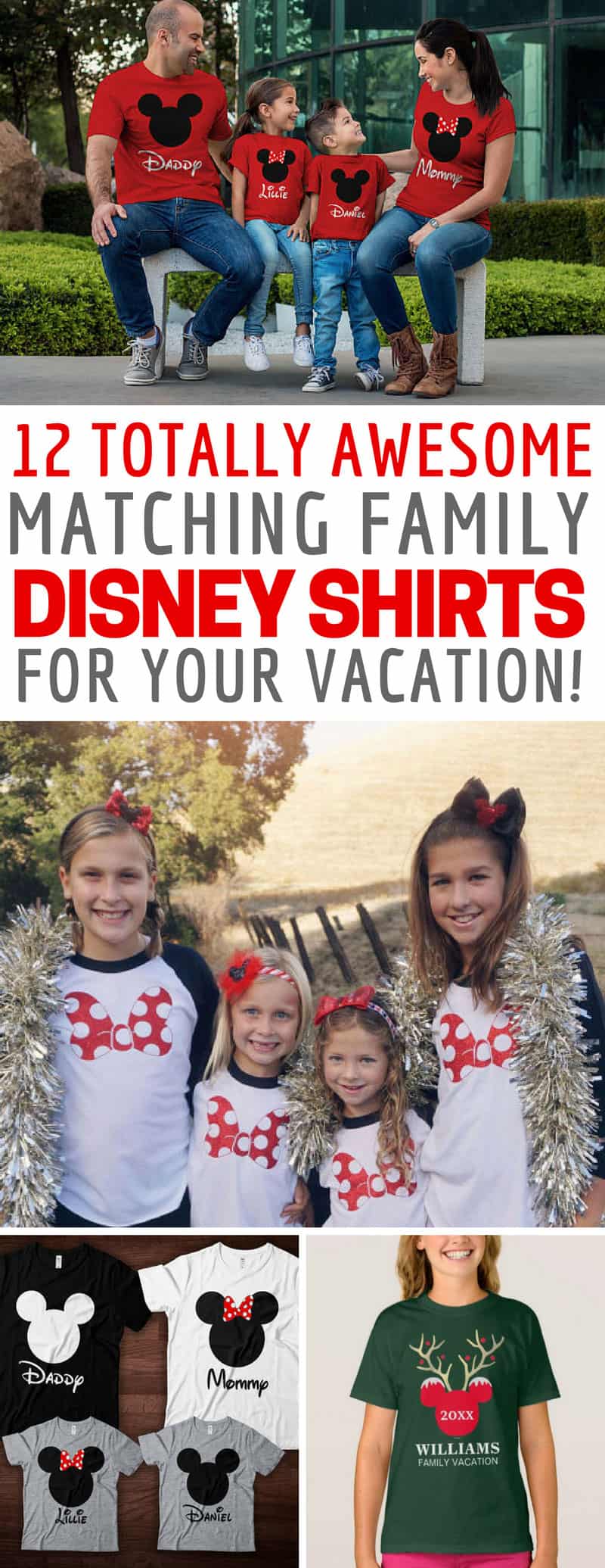 12 Totally Cute Matching Family Disney Shirts for Your Vacation | Just ...