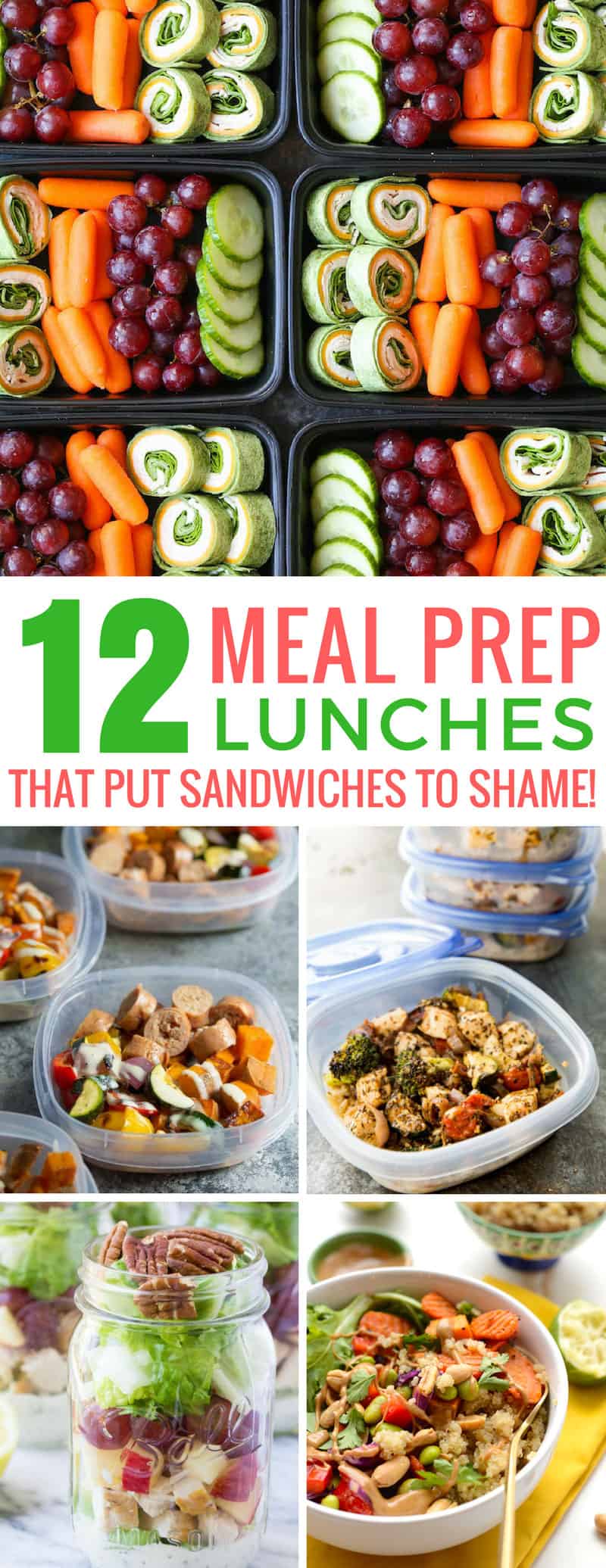 12 Meal Prep Lunch Ideas that Put Sandwiches to Shame!