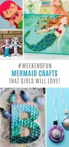 Loving these mermaid crafts for girls - and your daughter will too!