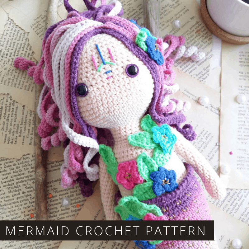 This Sweet Amigurumi Mermaid Doll will Make the Perfect Play Mate