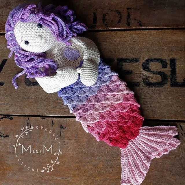 ragdoll mermaid crochet pattern