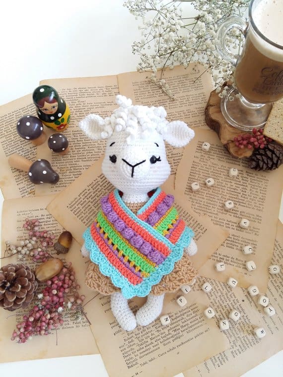 Mexaican Llama Crochet Pattern
