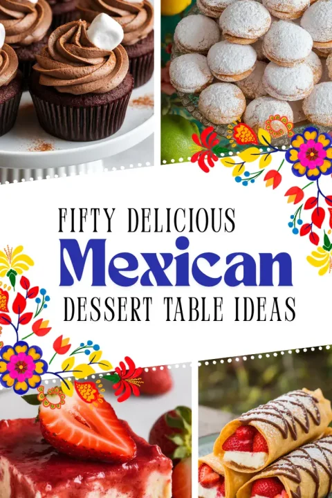 Planning a Mexican dessert table? These colorful, crowd-pleasing treats are perfect for birthdays, fiestas, or Cinco de Mayo! #MexicanDesserts #DessertTable #PartyIdeas #FiestaParty #MexicanDessertTable #EasyPartyRecipes ???