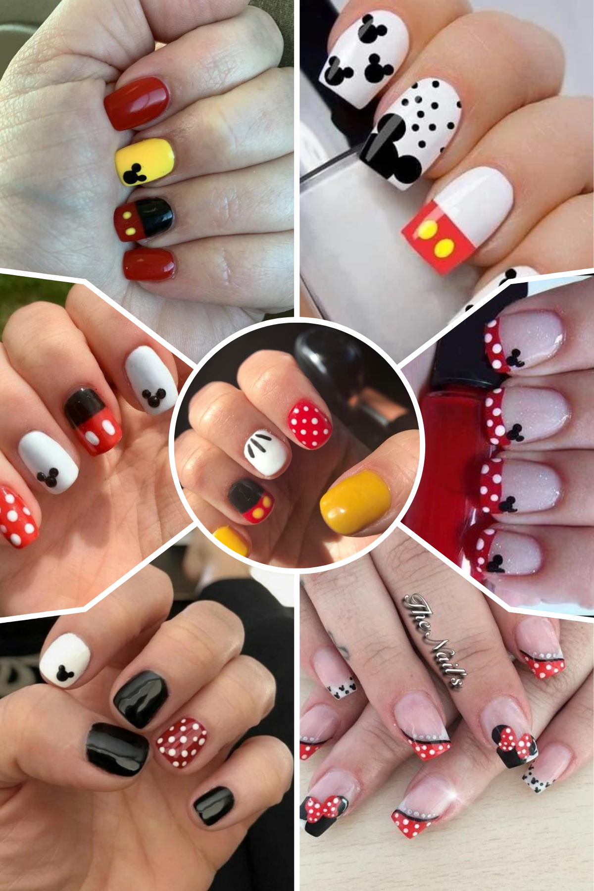 ✨ Add some Disney magic to your manicure with these adorable Minnie and Mickey Mouse nail designs! Whether you're at the parks or at home, these nail art ideas are a must-try! 🎢🌈 #MickeyInspiredNails #DisneyDesignNails #MinnieAndMickeyMouseNails