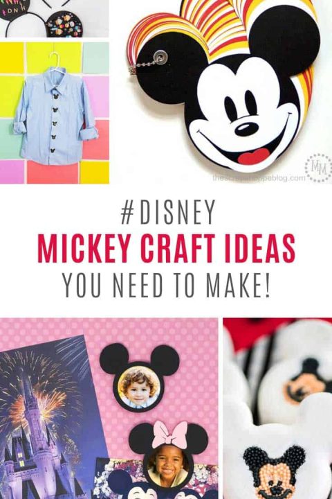 Countdown to your Disney World vacation with these Mickey Mouse craft ideas!