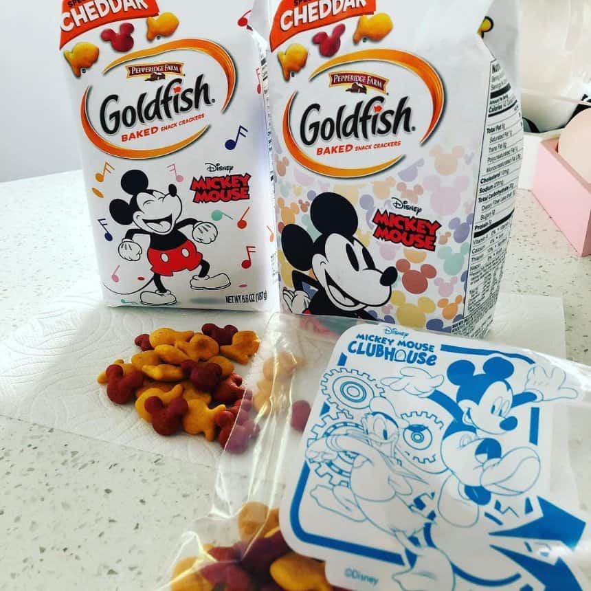 Mickey Mouse Goldfish Crackers 