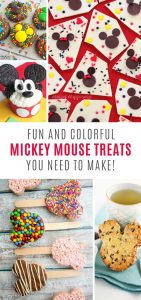 How cool are these Mickey Mouse treat ideas! Perfect for any Disney fan!