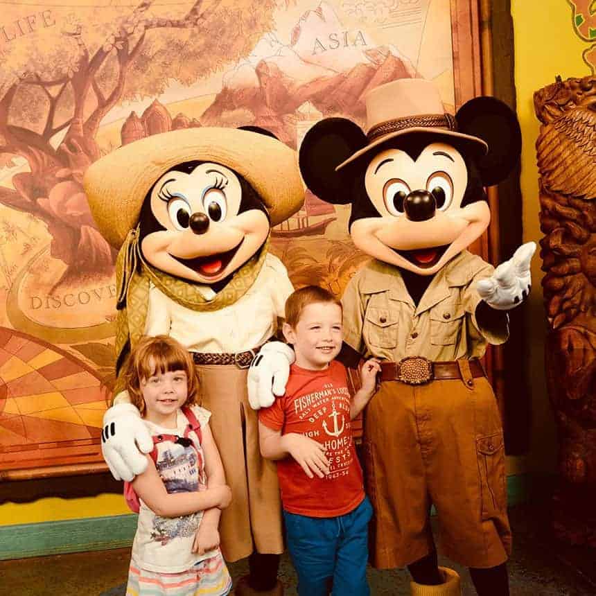 Mickey and Minnie at Animal Kingdom