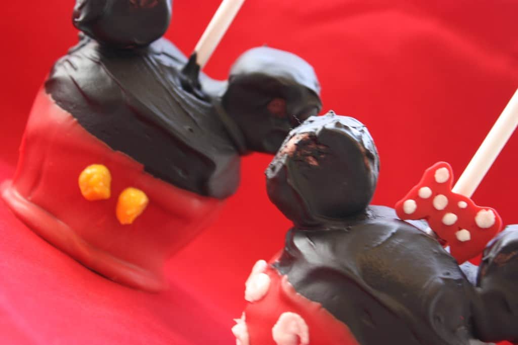 Mickey & Minnie Mouse Chocolate Covered Apples