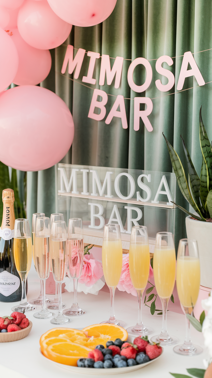 Mimosa Brunch Ideas That Will Wow Your Guests 🥂🍊 From DIY mimosa bars to delicious brunch pairings, this guide has everything you need for the ultimate bubbly brunch celebration! 🍾✨ #BrunchIdeas #MimosaParty #CocktailDrinks