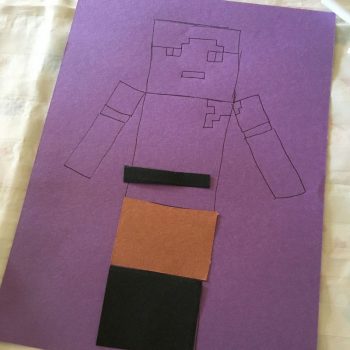 Minecraft Alex Paper Craft for Kids