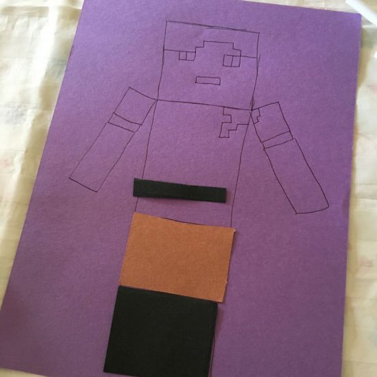 Minecraft Alex Paper Craft for Kids