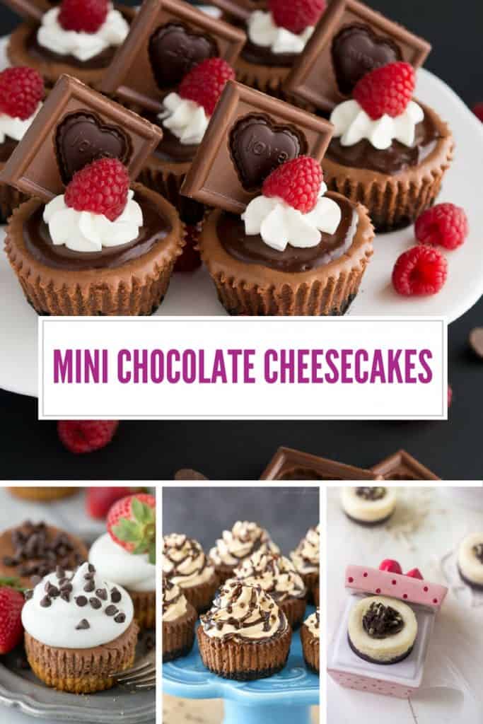 Oh my goodness would you just look at all that mini chocolate cheesecake yumminess!