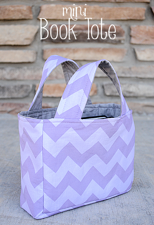 This GORGEOUS tote bag is the PERFECT way to keep all the library books safe and sound!