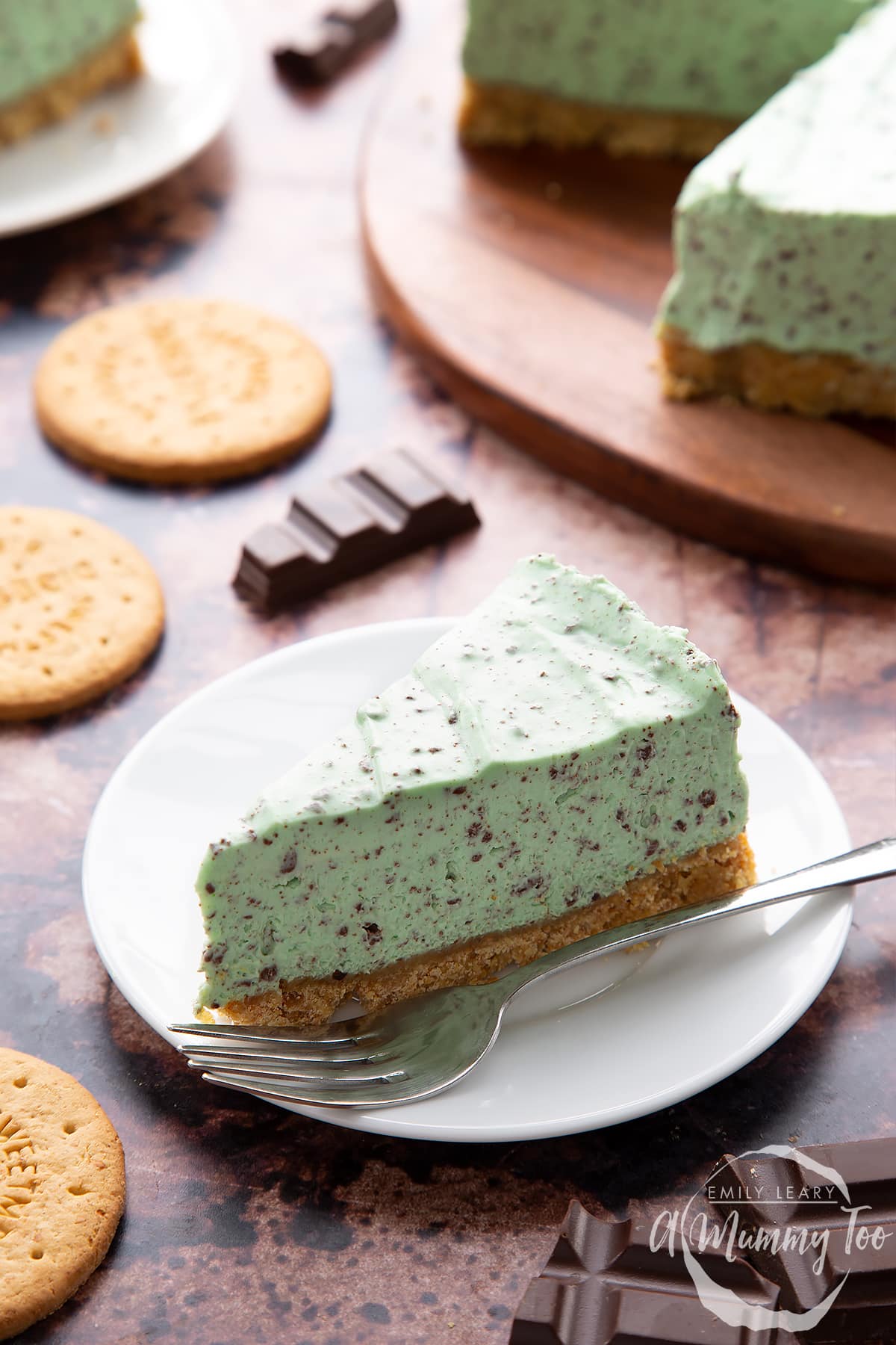 This festive treat comes together in a snap. A crushed cookie crust, creamy peppermint filling, and a sprinkle of crushed candy canes on top make it a holiday hit.