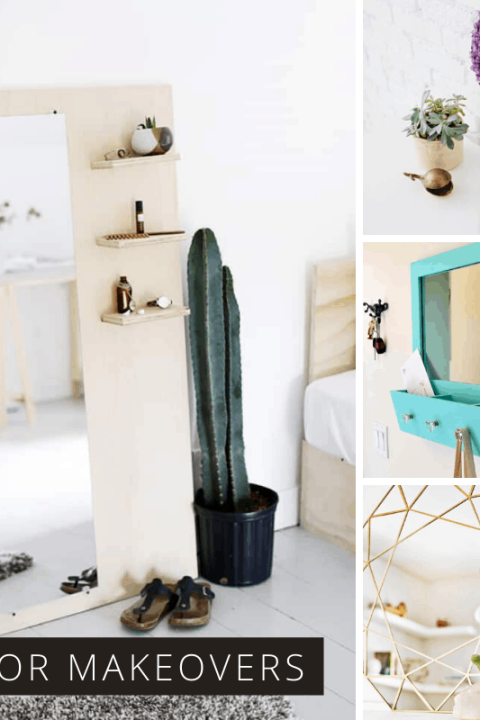 Loving these repurposed mirror makeovers - the perfect way to take a flea market find and turn it into something stunning for your home!