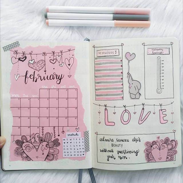 Mixed Media Monthly log