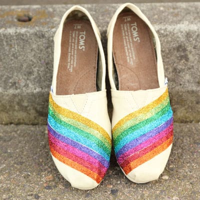 Modern Day Dorothy Glitter Shoes