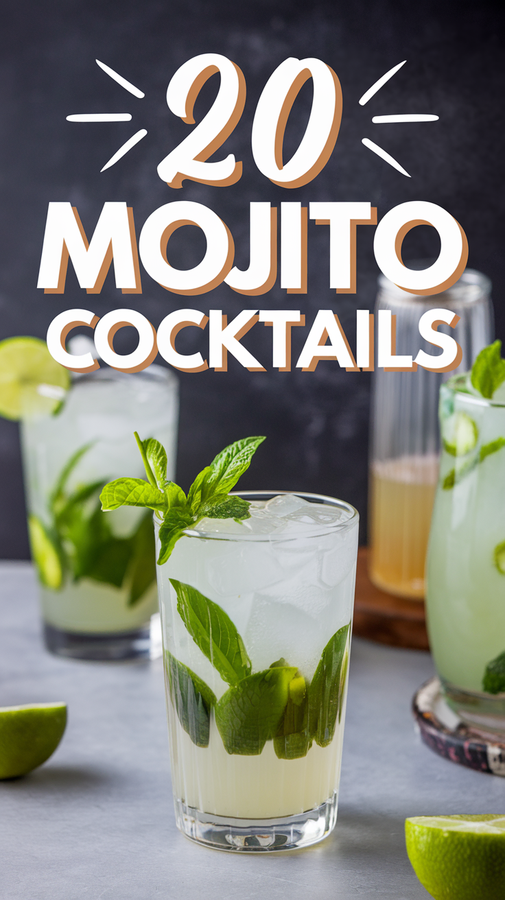 20 Must-Try Mojito Cocktail Recipes for Any Occasion 🍹🎉Explore classic and fruity mojito recipes guaranteed to impress your guests and elevate your party vibes! 🍋🌟 #CocktailIdeas #Drinking #Mixology