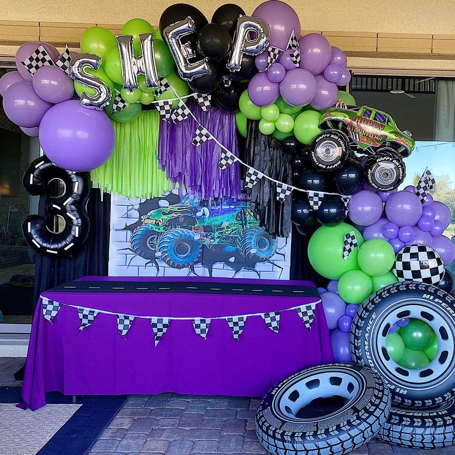 Monster truck party deals supplies