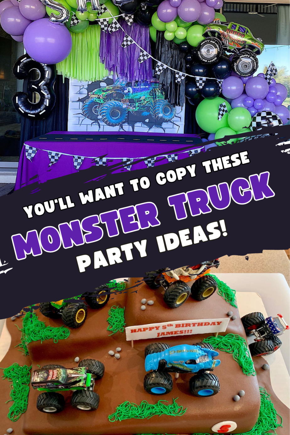 monster truck birthday party food ideas