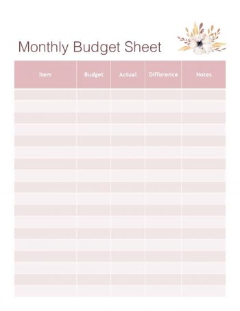 Download Your Free Budget Tracker Printables and Get Your Finances Back ...