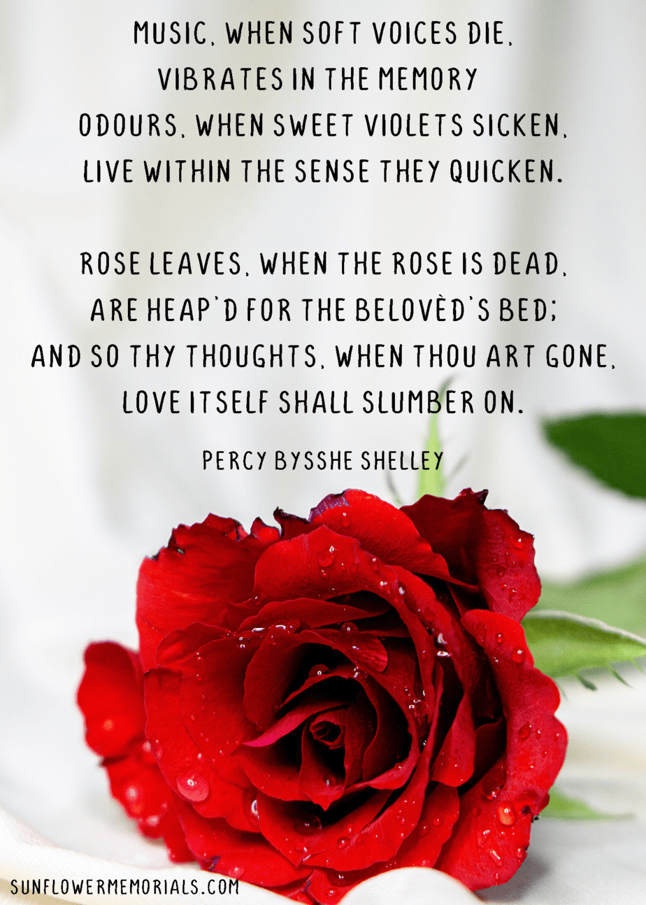 26 Uplifting Funeral Poems To Say Goodbye To Loved Ones   Music When Soft Voices Die Pinterest Quote 