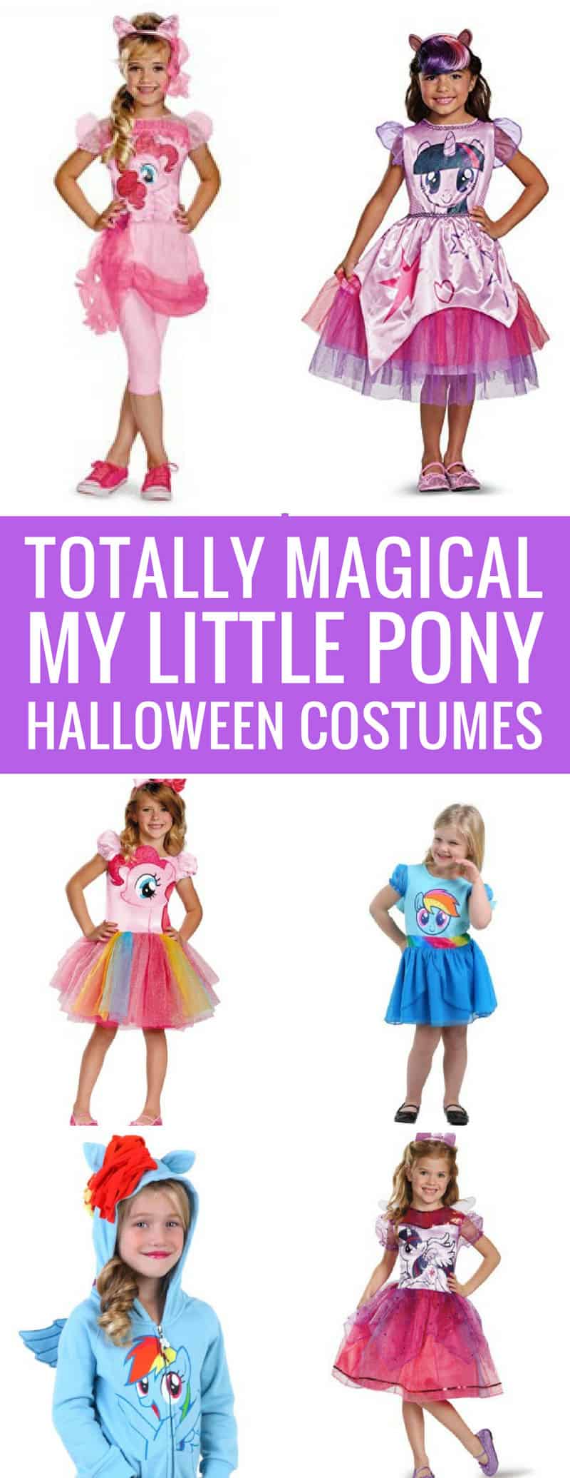 How adorable are these My Little Pony Halloween costume s- my daughter is going to love them for trick or treating! Thanks for sharing!