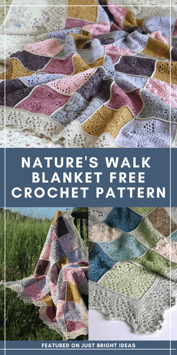 This beautiful crochet blanket was inspired by nature and would make a treasured family heirloom - find out how to get the free pattern today!