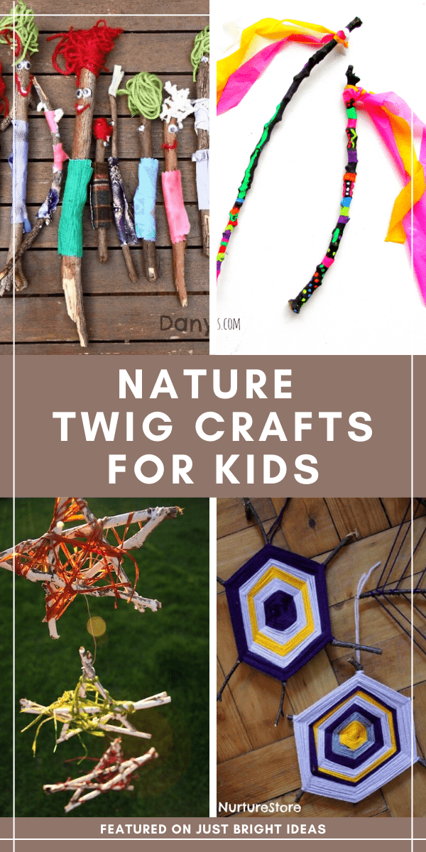 Loving these stick crafts for kids - so many fun projects for kids who love to pick up sticks on your nature walks!