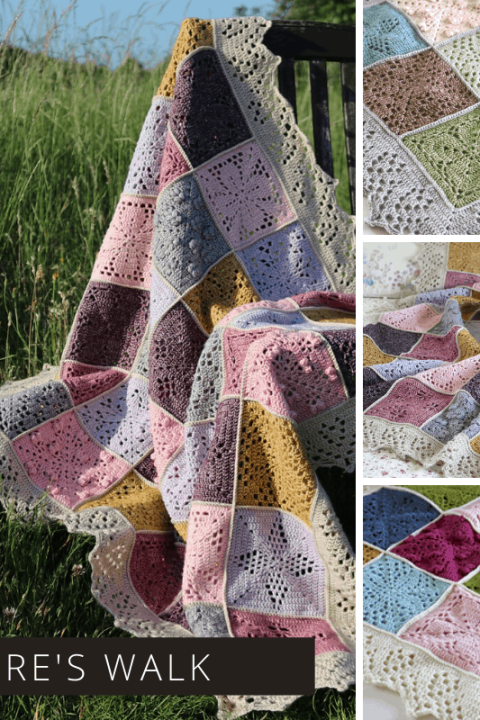 This Nature's Walk crochet blanket is truly beautiful and is available as a free download over on Ravelry