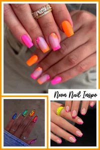 From bold pinks to highlighter greens, these neon nails are the ultimate confidence boost. Perfect for summer or anytime you need a little glow-up! #NeonNails #BrightNails #NailInspo