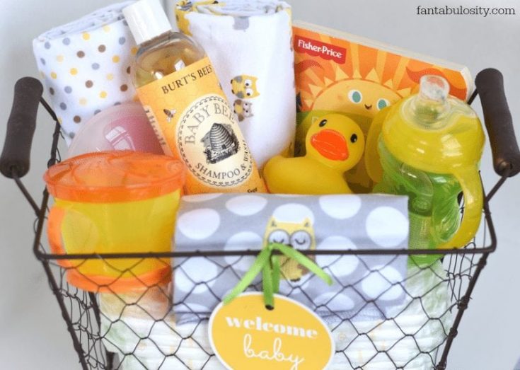 How to Put Together the Cutest DIY Baby Shower Gift Basket