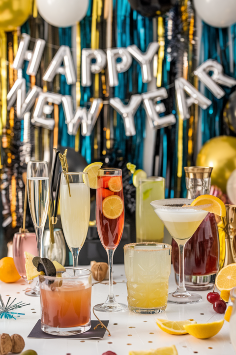 Your Ultimate Guide to New Year’s Eve Cocktail Planning ?✨ Get ready to wow your guests with perfectly planned cocktails and mocktails for your NYE party. ?? #NYETips #PartyPlanning #Cheers