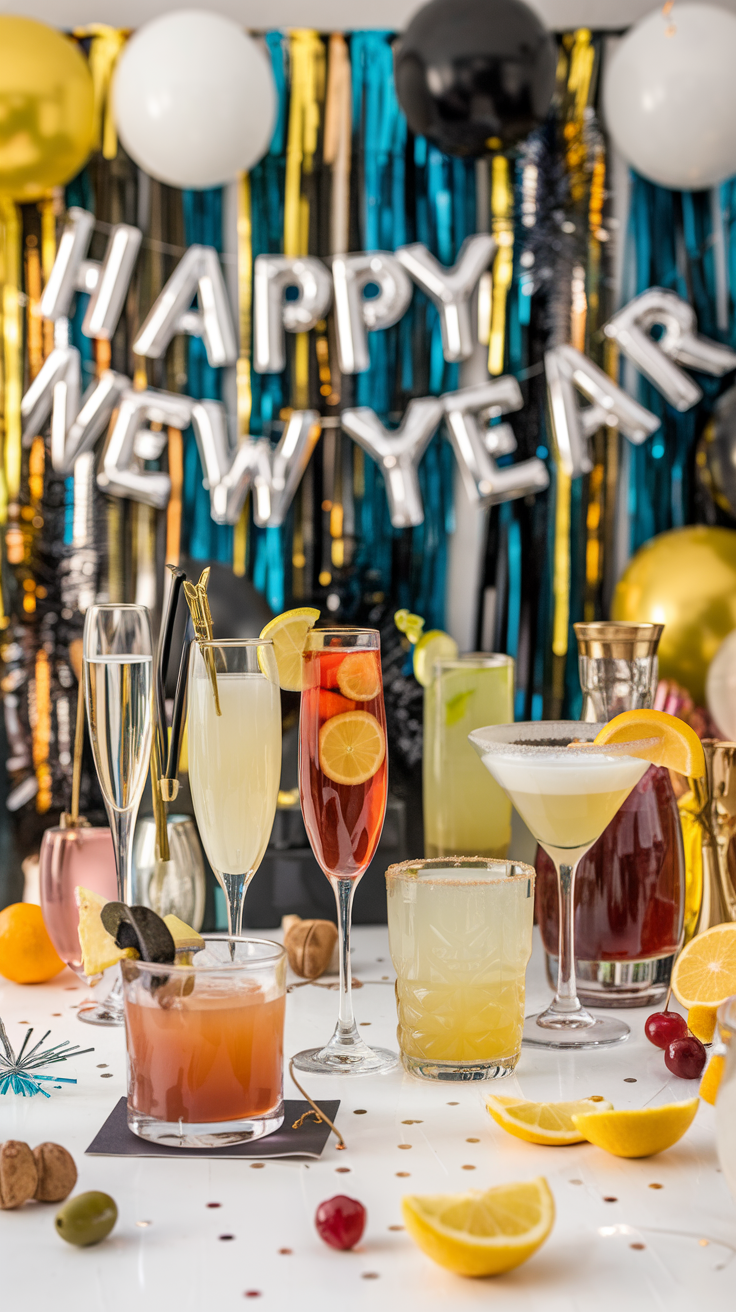 Your Ultimate Guide to New Year’s Eve Cocktail Planning 🥳✨Get ready to wow your guests with perfectly planned cocktails and mocktails for your NYE party. 🍾🍸 #NYETips #PartyPlanning #Cheers