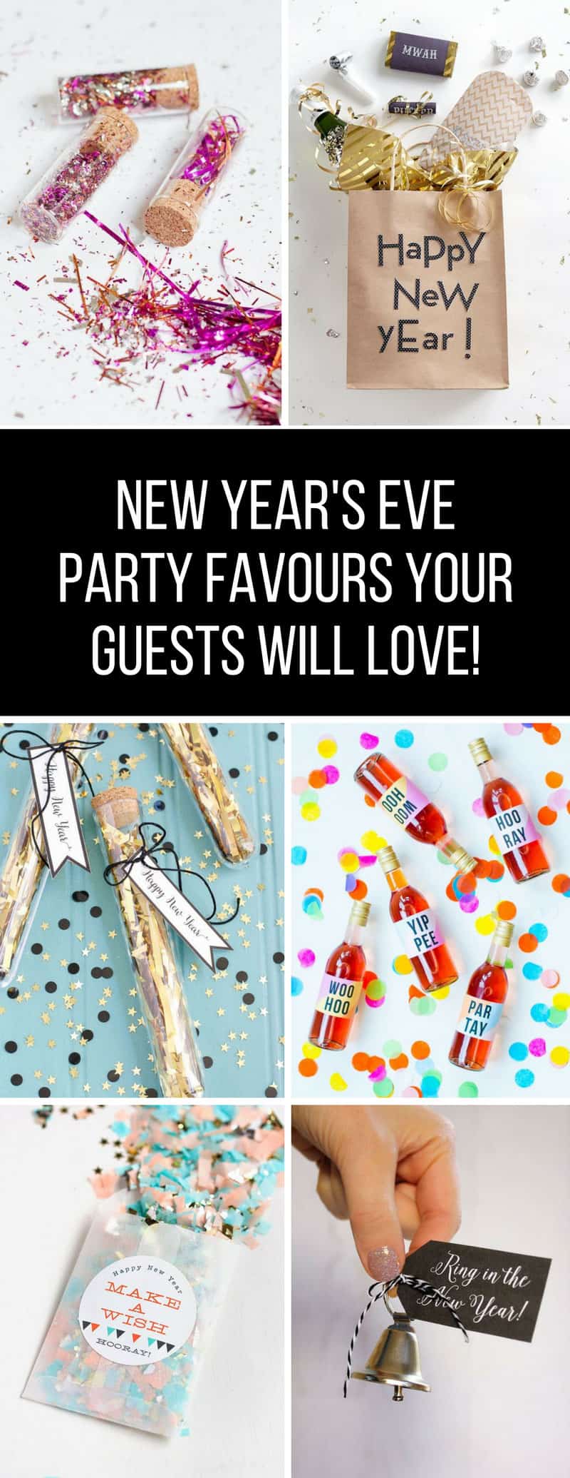 17 DIY New Year's Eve Party Favors to 2018 in Style