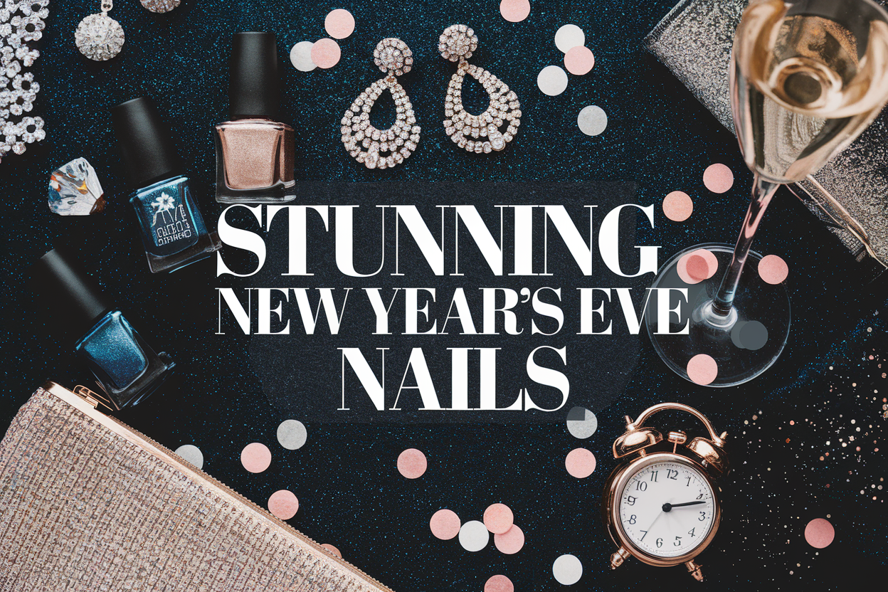 💅 Make your New Year's Eve unforgettable with these stunning nail designs! Bold, glittery, and oh-so-chic, they’re perfect for the big night. 🎇✨ #NYENails #SparkleNails #PartyLook